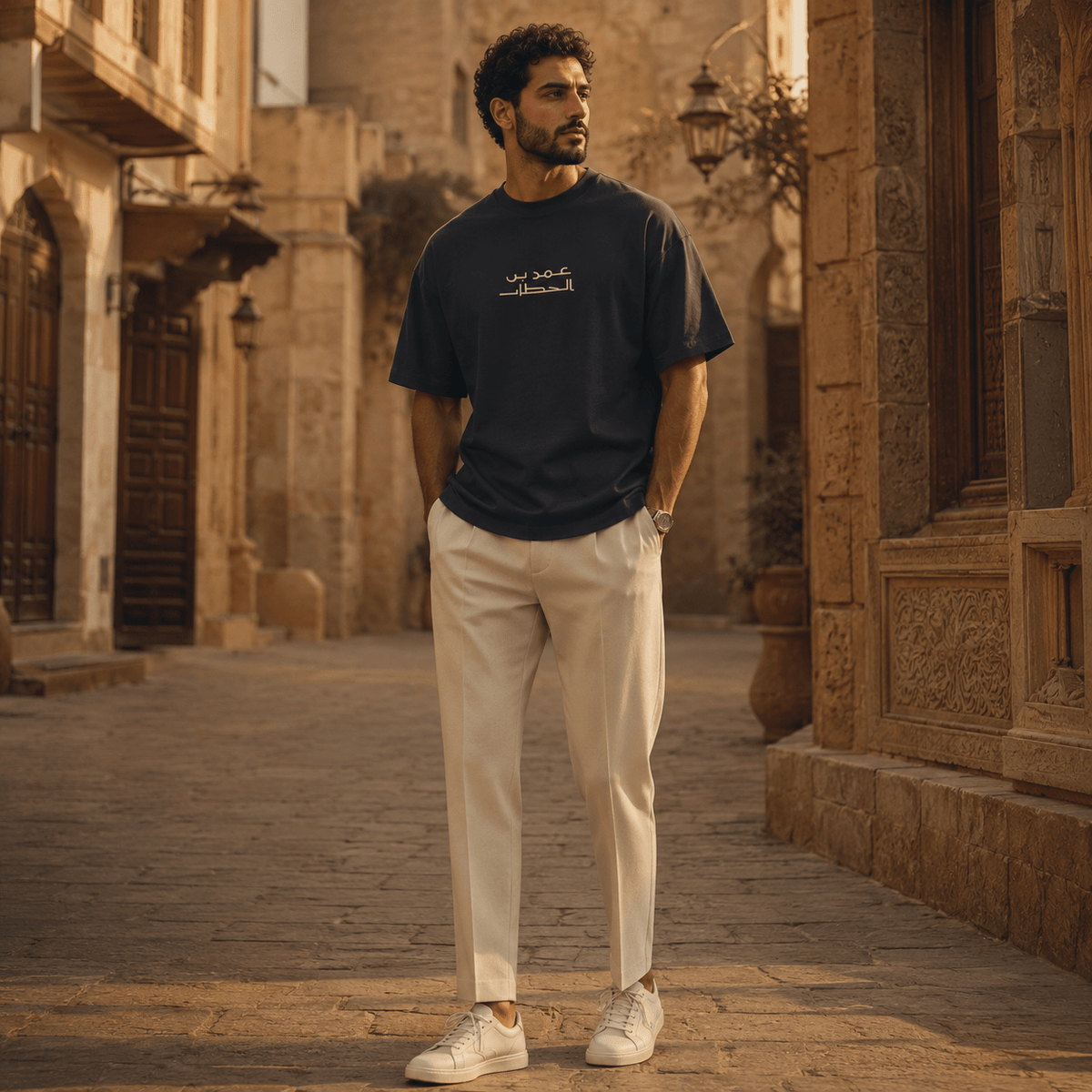 T-shirt ATHAR أثر | تراث يُرتدى - أثر | ATHARATHARBlackT-shirt ATHAR أثر | تراث يُرتدىClothing
