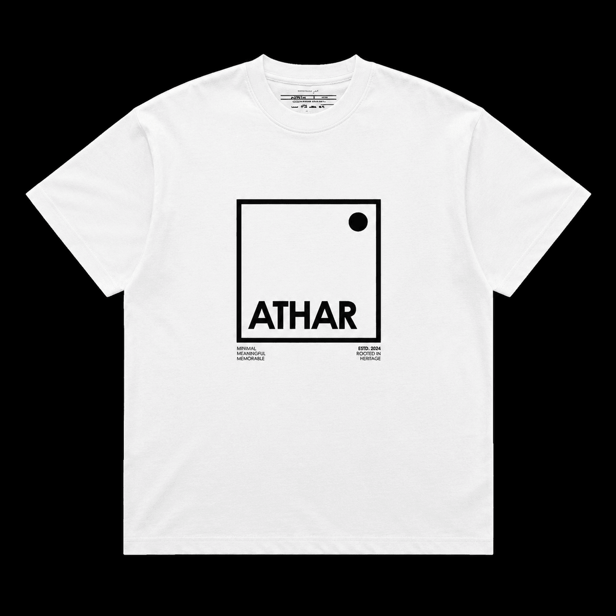 تيشيرت الإطار | ATHAR - أثر | ATHARأثر | ATHARWhiteتيشيرت الإطار | ATHAR
