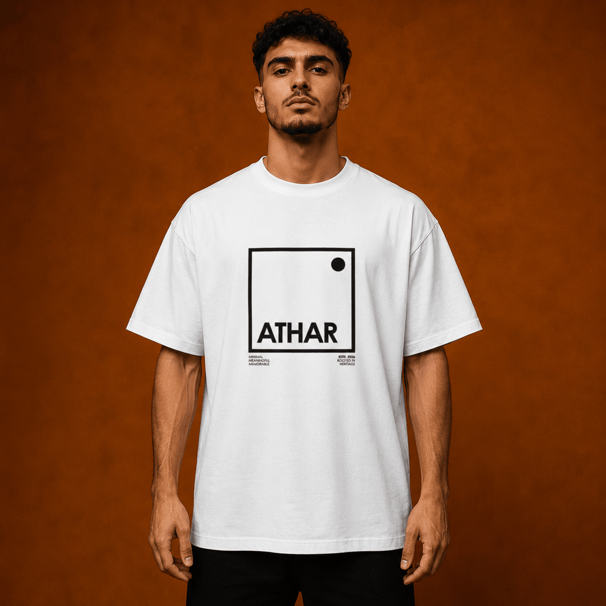 تيشيرت الإطار | ATHAR - أثر | ATHARأثر | ATHARWhiteتيشيرت الإطار | ATHAR
